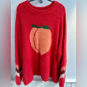 Free People Just Peachy Sweater